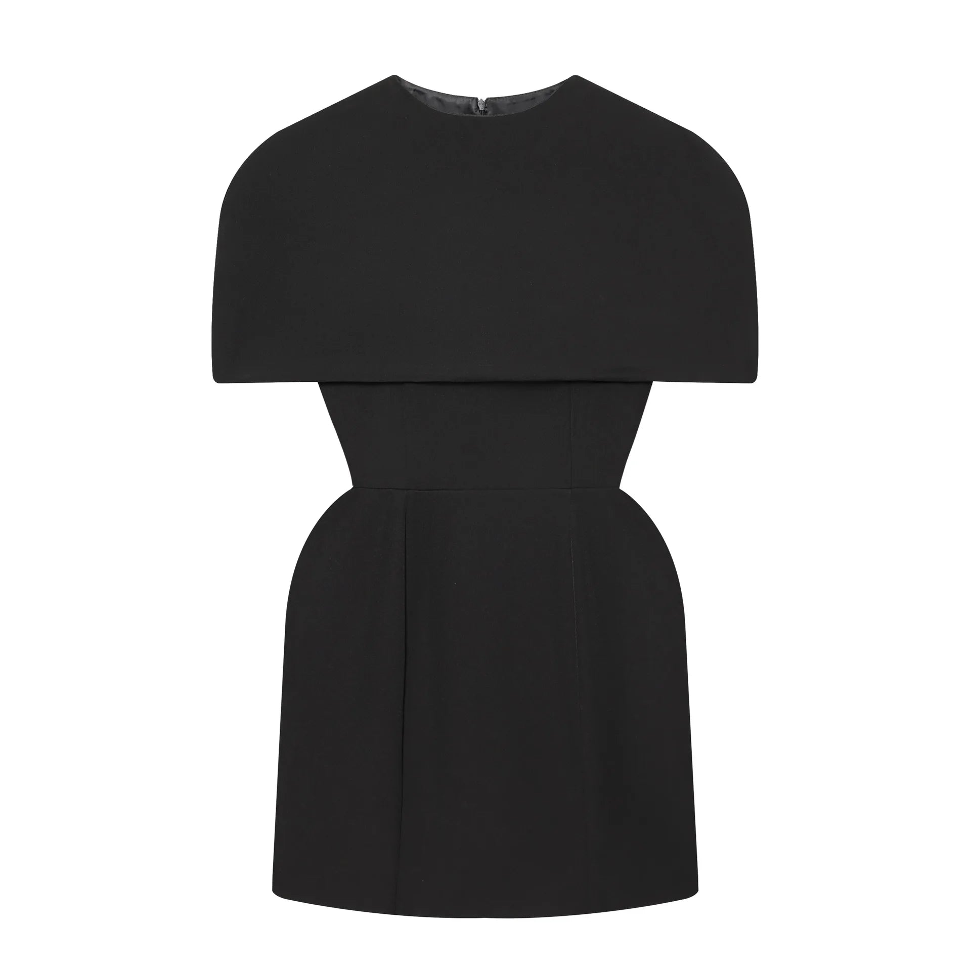Glorol - Elegant Round Backless Sleeveless Mini Dress