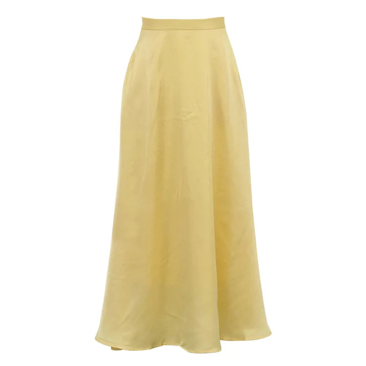 Glorol - High Waist A-Line Skirt
