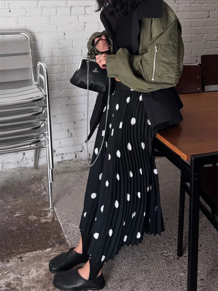 Glorol - High Waist Patchwork Skirt