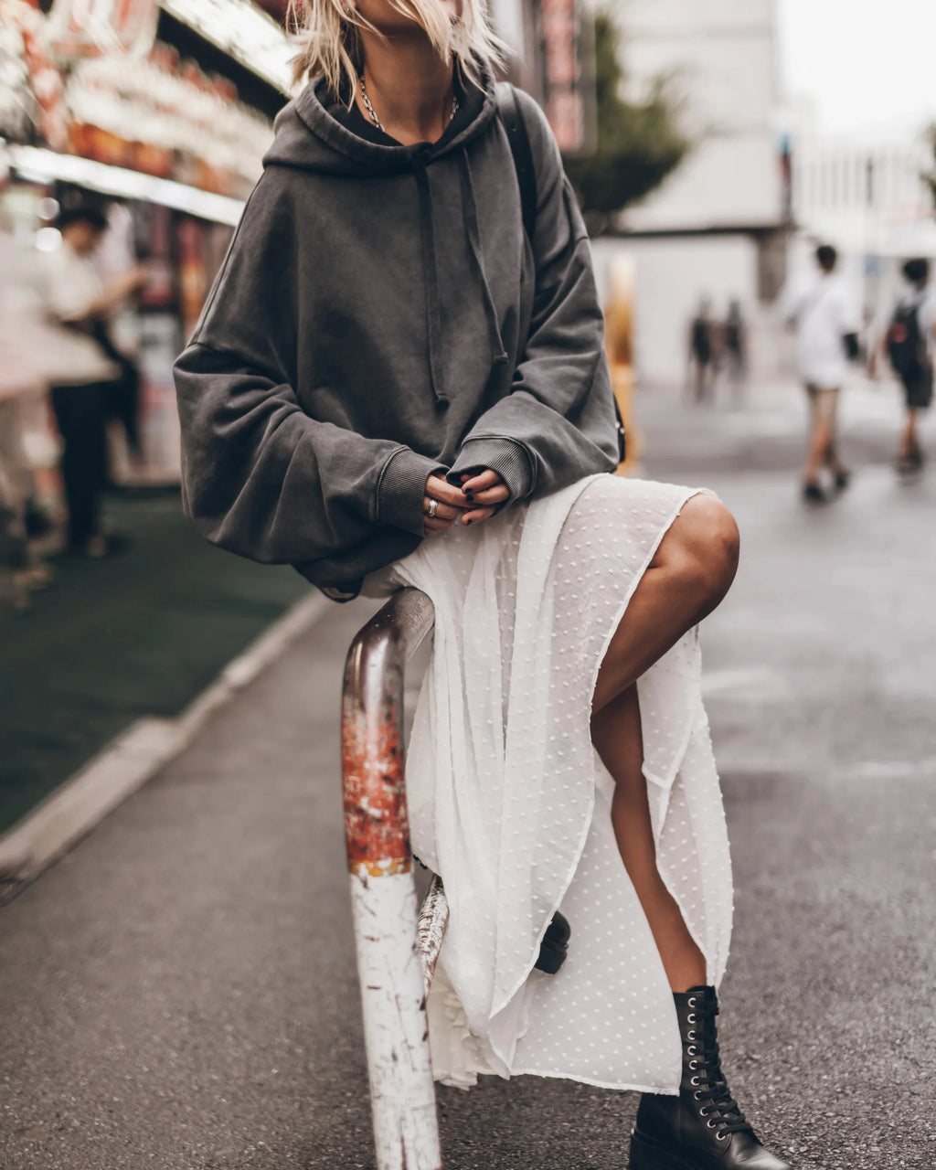 Glorol - Elegant Asymmetrical A-Line Skirt