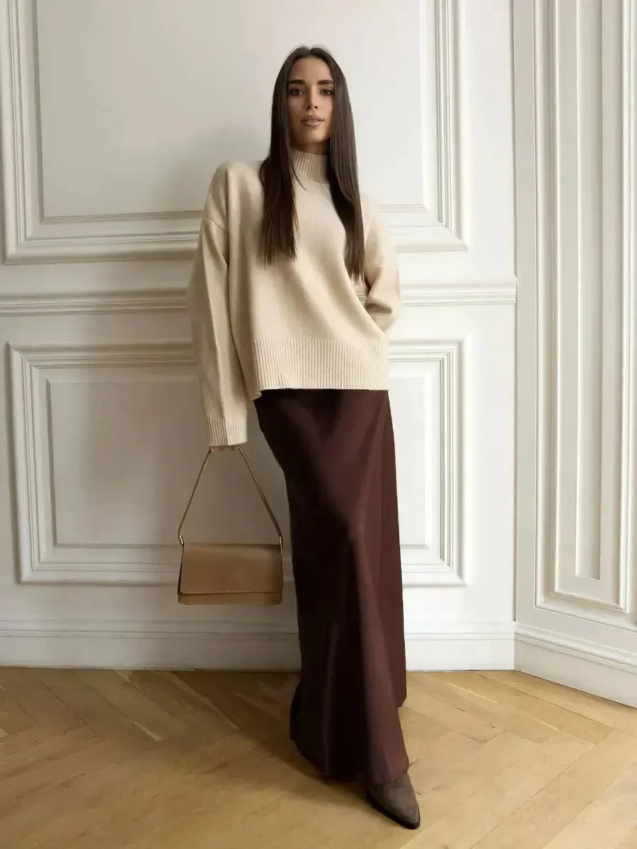 Glorol - Loose High Waist Fishtail Skirt