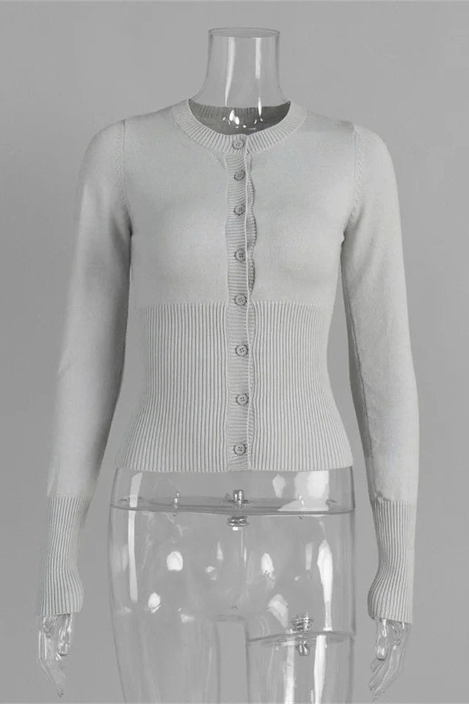 Glorol - Long Sleeve Patchwork Slim Loose Top