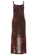 Glorol - Elegant Spaghetti Strap Sleeveless Backless Maxi Dress