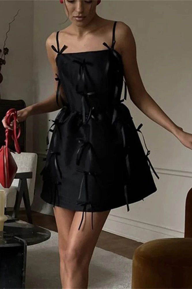 Glorol - Backless Patchwork Bodycon Mini Dress