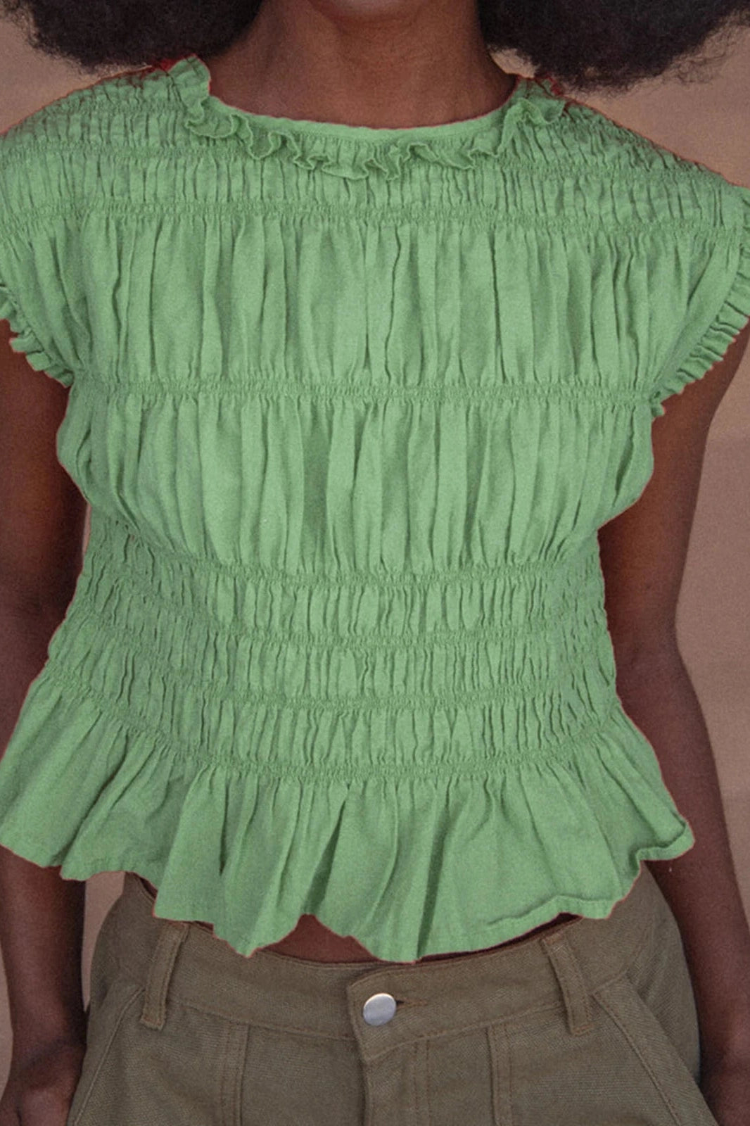 Glorol - Round Neck Sleeveless Top