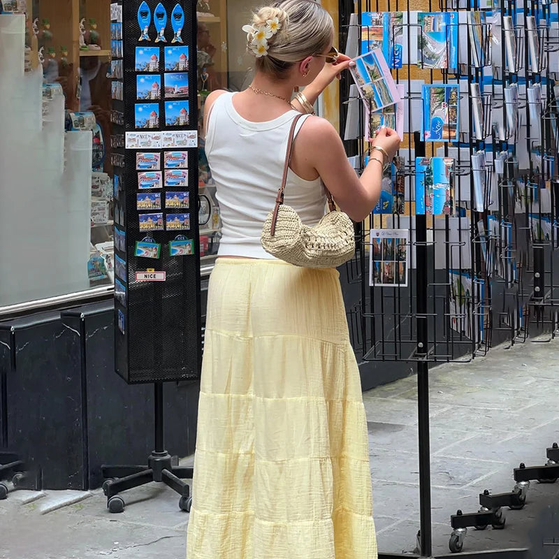 Glorol - High Waist Loose Skirt