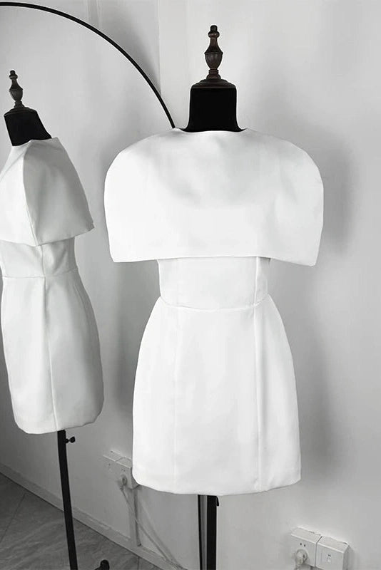 Glorol - Elegant Sleeveless Round-Neck Mini Dress
