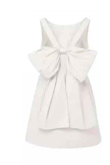 Glorol - Backless Sleeveless A-Line Bodycon Mini Dress
