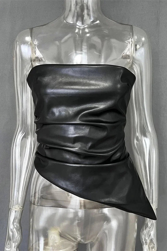 Glorol - Backless Slim Strapless Top