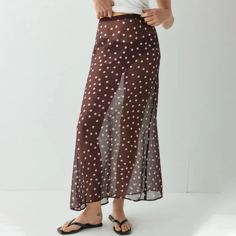 Glorol - Polka Dot Loose Leisure Skirt