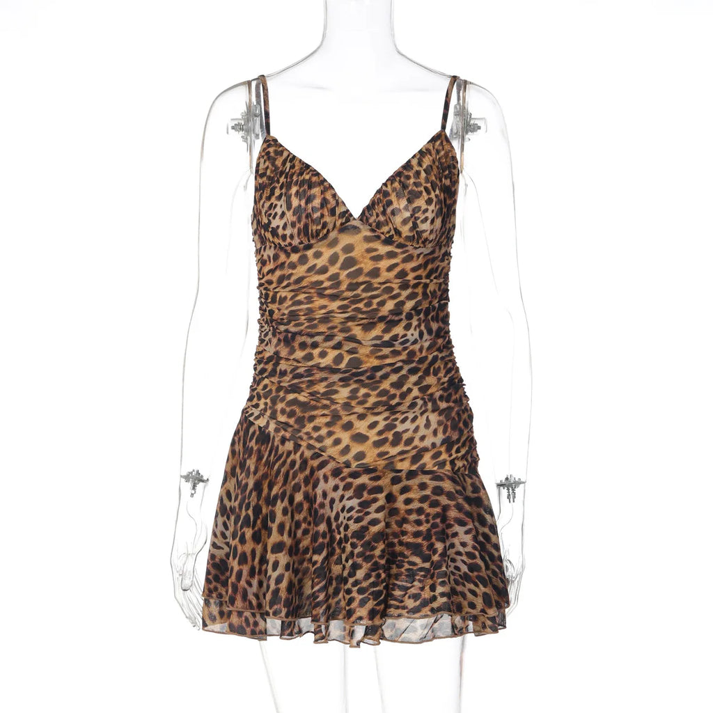 Glorol - Elegant Backless Sleeveless Mini Dress
