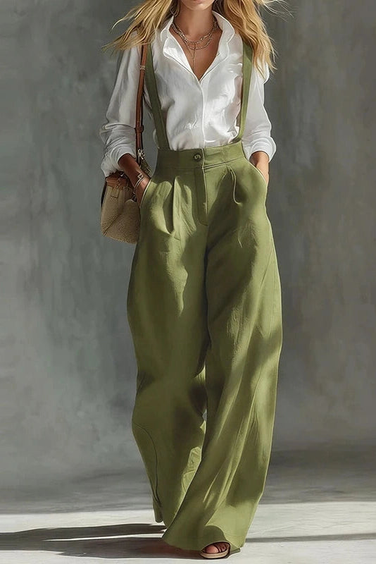 Glorol - Elegant Sleeveless Hollow Out High Waist Jumpsuit