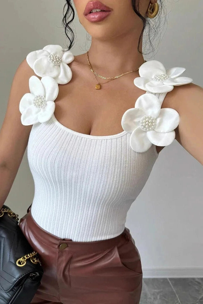 Glorol - Elegant Slim Sleeveless Top