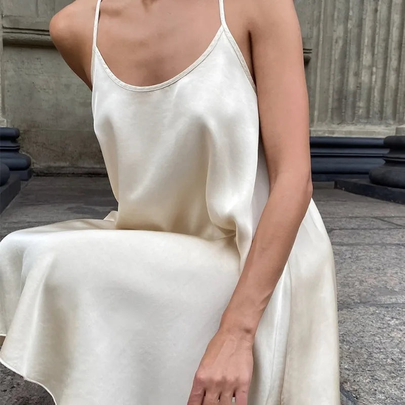 Glorol - Elegant Sleeveless Backless Mini Dress