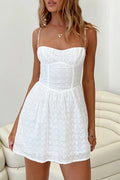 Glorol - Sleeveless Off-Shoulder Mini Dress