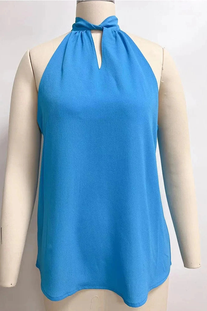 Glorol - Off-Shoulder Strap Sleeveless Top