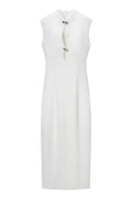 Glorol - Hollow Out High Waist Sleeveless Maxi Dress