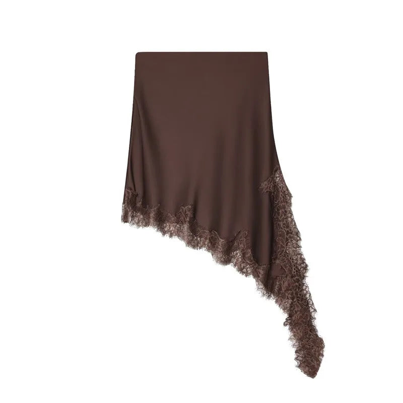 Glorol - Elegant Lace Patchwork Skirt