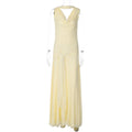Glorol - Backless Bodycon Lace Up Sleeveless Maxi Dress