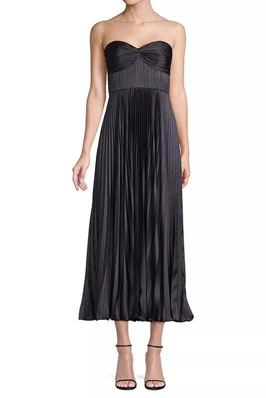 Glorol - Elegant High Waist Sleeveless Backless Maxi Dress