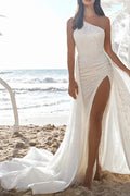 Glorol - Elegant Off Shoulder Slim Maxi Dress