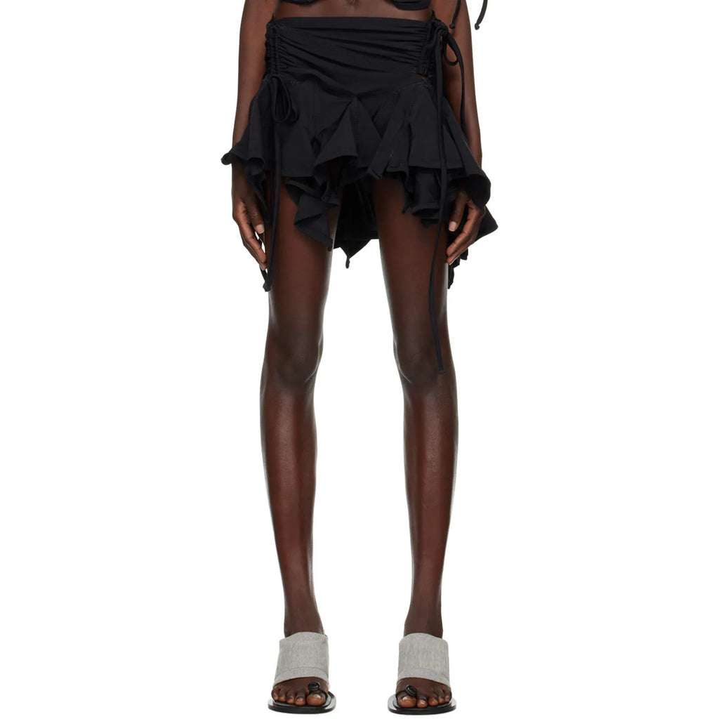 Glorol - Gothic Punk Tie-Up Skirt