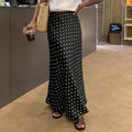 Glorol - High Waist Polka Dot Skirt