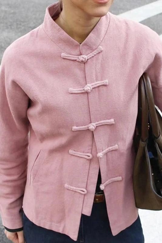 Glorol - Long Sleeve Loose Patchwork Top