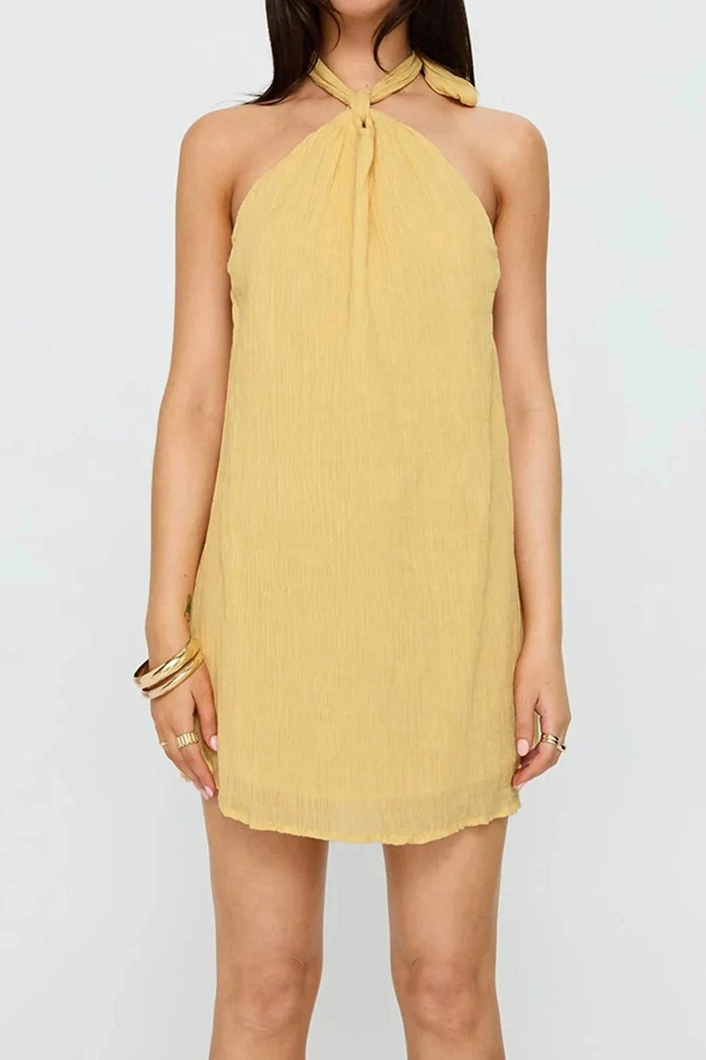 Glorol - Elegant Sleeveless Mini Dress