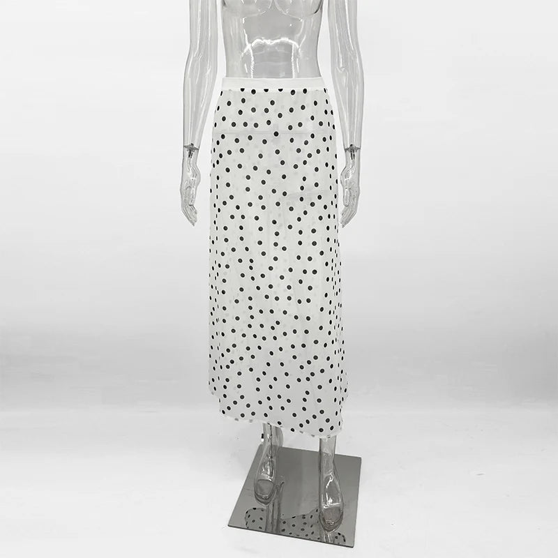 Glorol - Polka Dot Loose Leisure Skirt