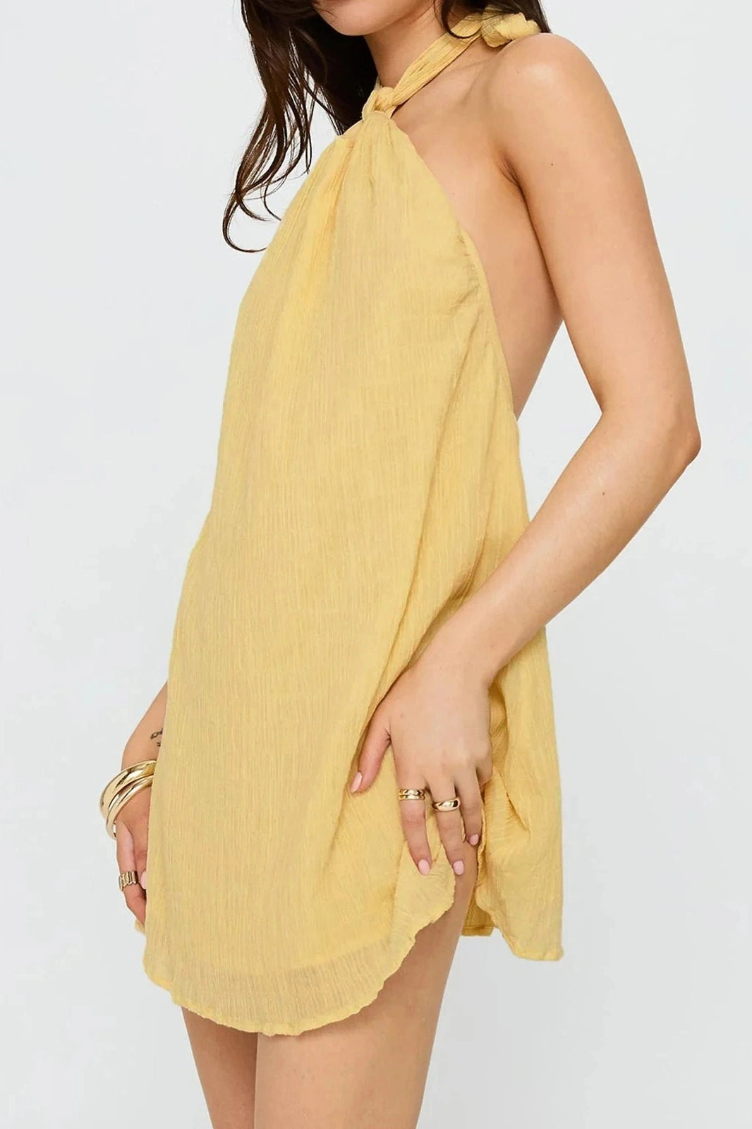 Glorol - Elegant Sleeveless Mini Dress
