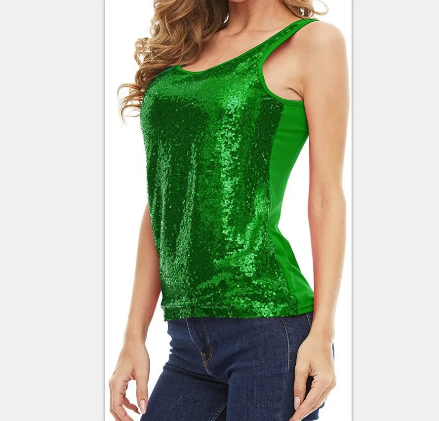 Glorol - Slim Sleeveless U-Neck Top