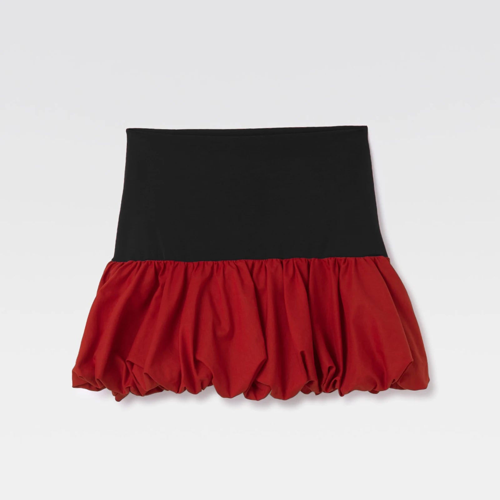 Glorol - Bubble Elastic Waist Pleated Skirt