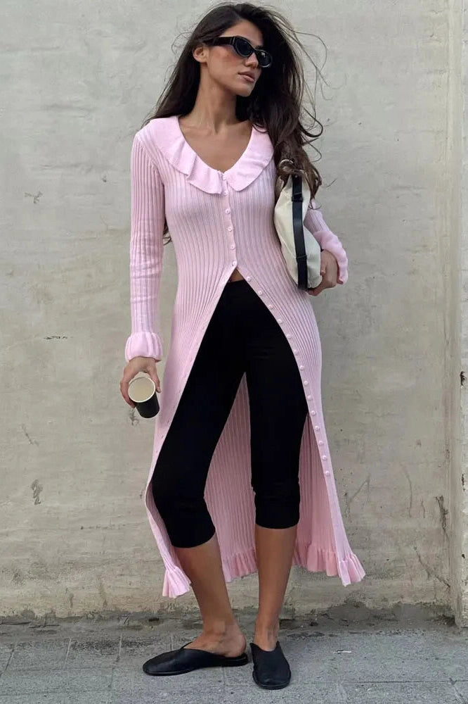Glorol - Elegant Slim High Waist Patchwork Midi Dress
