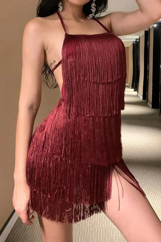 Glorol - Backless Sleeveless Hollow Out Jumpsuit