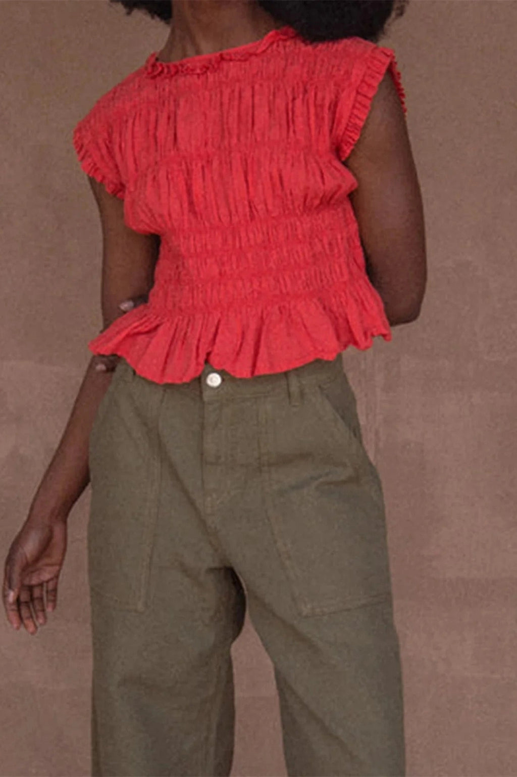 Glorol - Round Neck Sleeveless Top