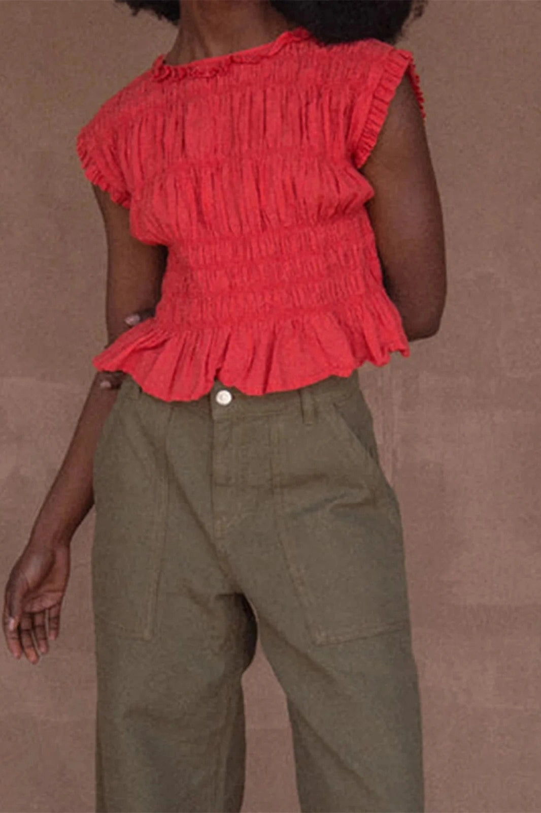 Glorol - Round Neck Sleeveless Top