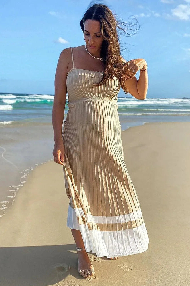 Glorol - Backless High Waist Bodycon Maxi Dress