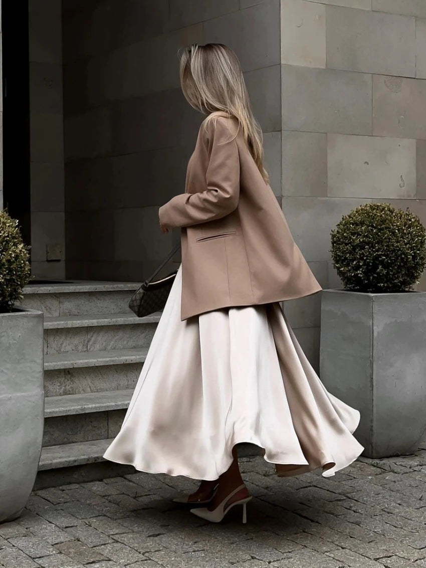 Glorol - Elegant Loose High Waist Skirt