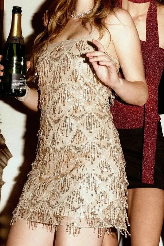 Glorol - Sleeveless Slim High Waist Mini Dress