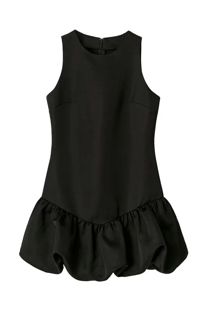 Glorol - Sleeveless Patchwork Zipper Mini Dress