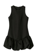Glorol - Sleeveless Patchwork Zipper Mini Dress