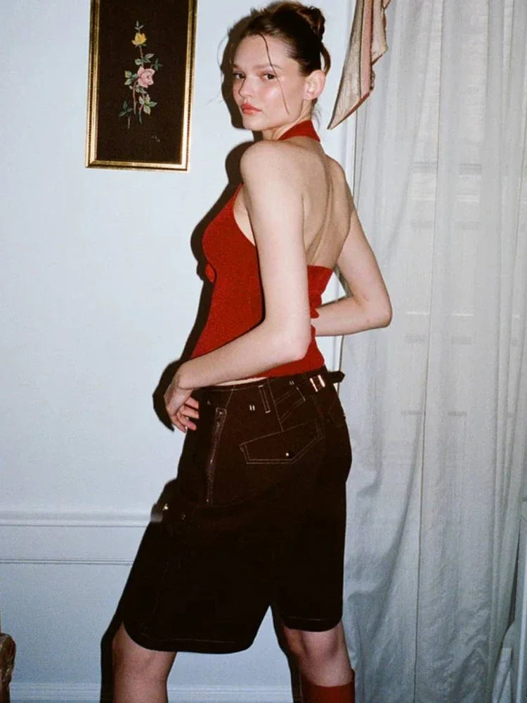 Glorol - Sleeveless Slim Top