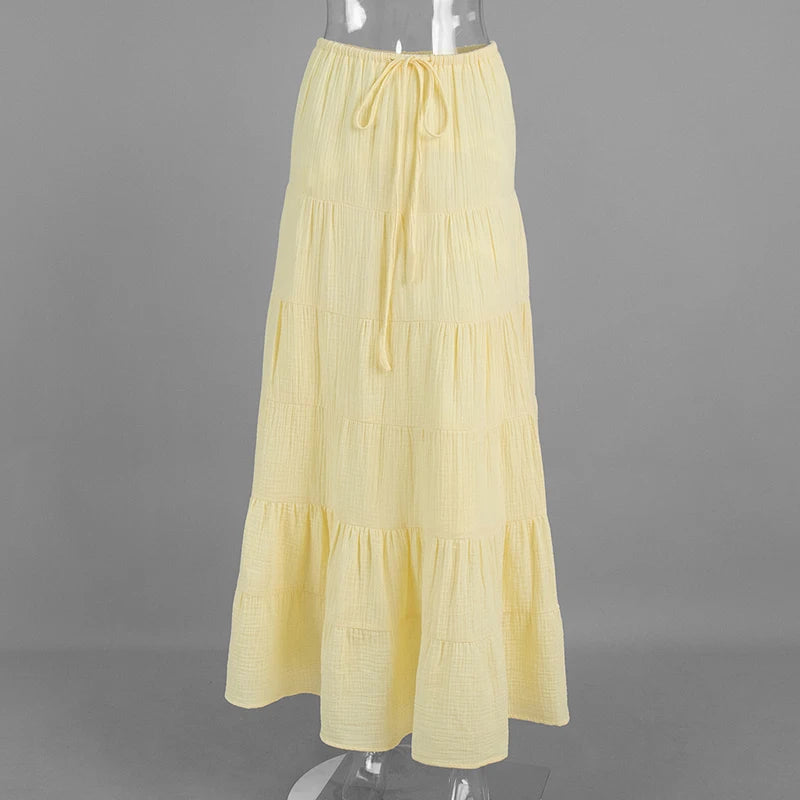 Glorol - High Waist Loose Skirt