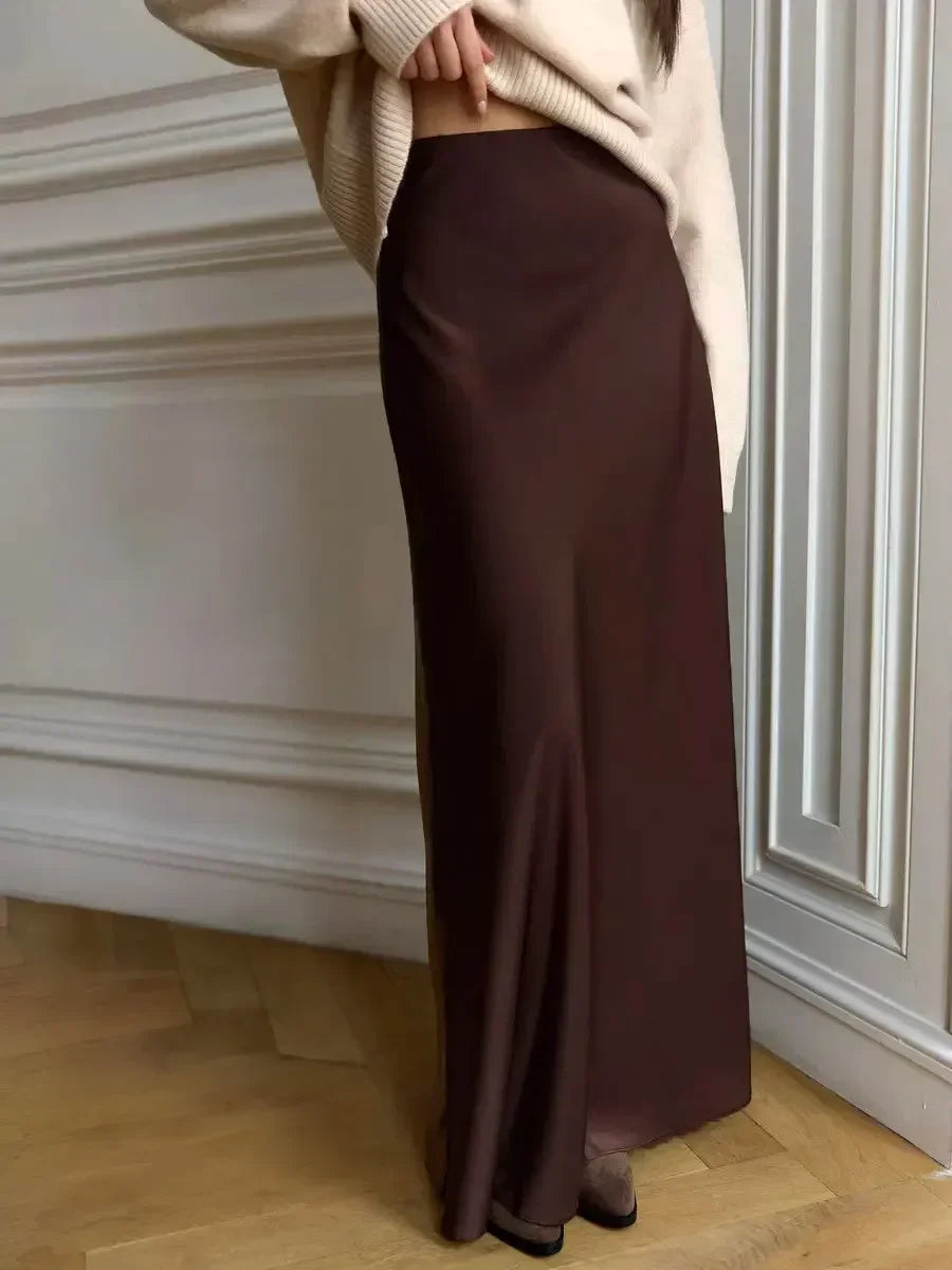 Glorol - Loose High Waist Fishtail Skirt