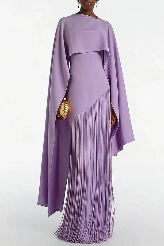Glorol - Elegant Sleeveless O-Neck High Waist Maxi Dress