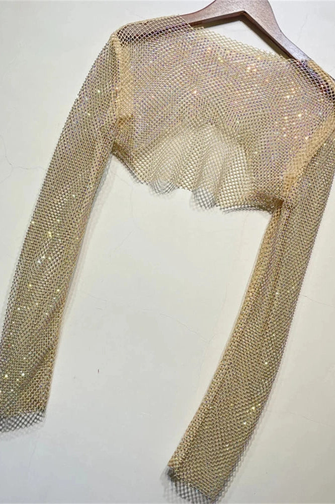 Glorol - Hollow Out Long Sleeve Top