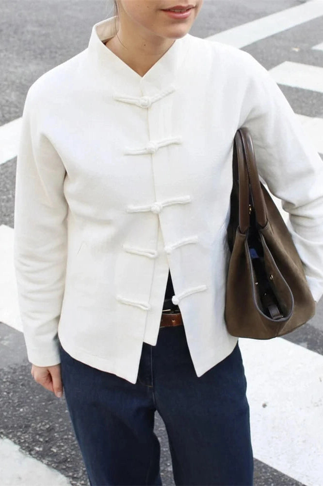 Glorol - Long Sleeve Loose Patchwork Top