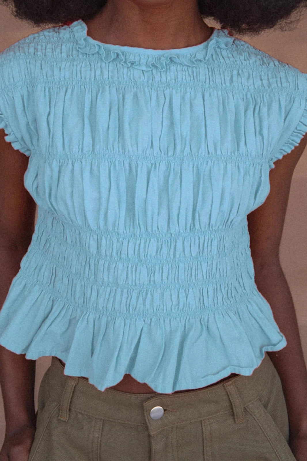 Glorol - Round Neck Sleeveless Top