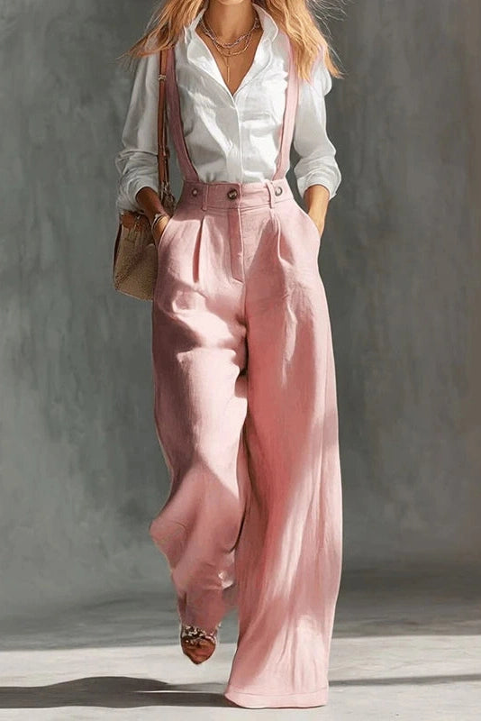 Glorol - Elegant Sleeveless Hollow Out High Waist Jumpsuit
